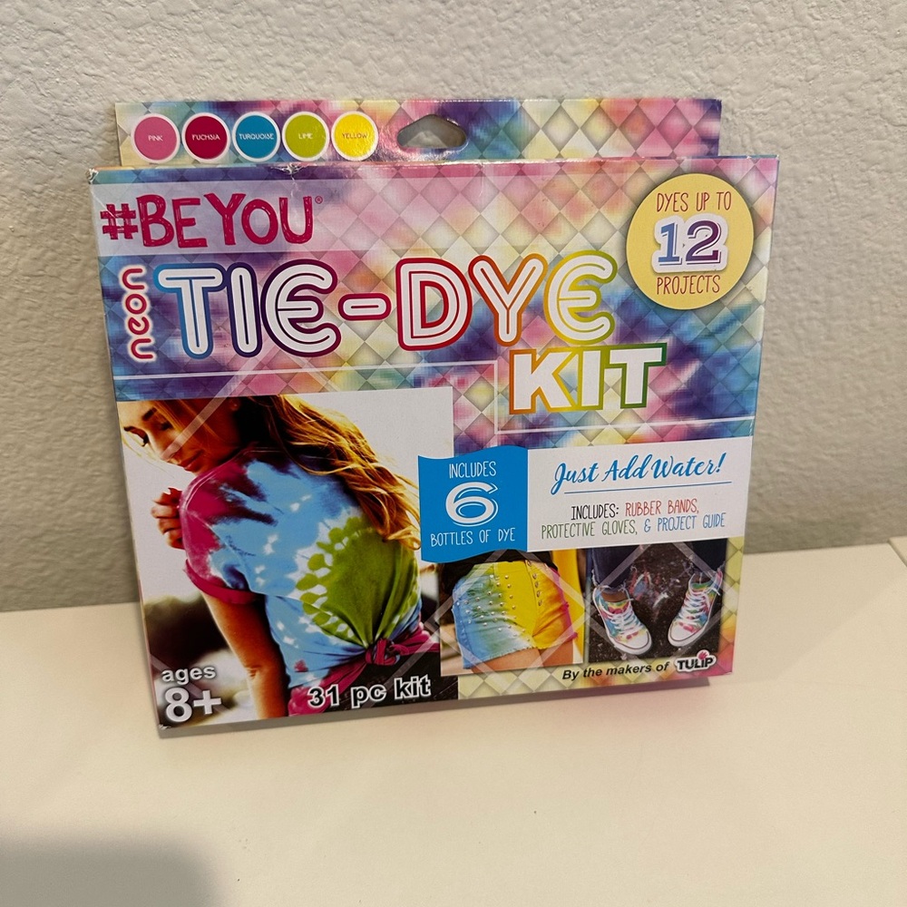 #BeYou 5-Color Tie Dye Kit Neon